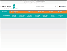 Tablet Screenshot of concept-p.de